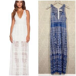 Jen’s Pirate Booty Ile De France Maxi Dress Blue XS